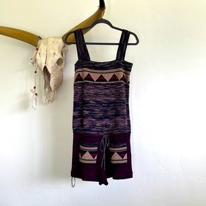 Never been worn FREE PEOPLE knit romper.